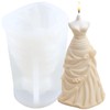 Wedding Dress Candle Silicone Mold Princess Dress Resin Casting Molds
