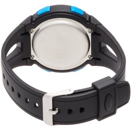 Arias AD06517RC-6 Men's Wristwatch, Digital Dash, Waterproof, Multi-functional, Urethane Strap, Black, black/blue, watch