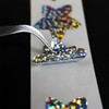 HRS-003 Hologram Roll Seal, Silver, Star, Gift Seal, Wrapping, Decoration,