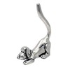 Dog Stretching Ring Holder (Pewter) Yoga Pose