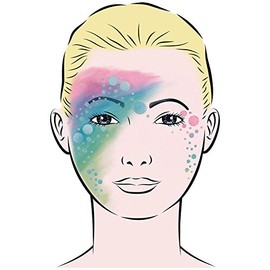 Eulenspiegel Make-Up Stencils Acrylic Reusable Eye Design