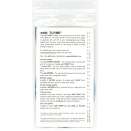 Addi Circular Knitting Needle, 40 cm., 10.0/80cm, 10,0/80cm