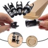 Bestgle Tenon Drill Bit Set 8 Pieces Wood Plug Cutter
