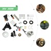 LyeXD 36V 350W Brushless Electric Bike Conversion Kit, E-Bike Motor