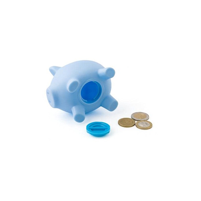 Piggy Bank PVC Soft Body Vibrant Colour Novelty Money Box