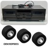 eMagTech 4Pcs Rubber Pinch Wheels RDP0055 Compatible with Technics RS-AZ6/AZ7/BX501/BX646/TR373