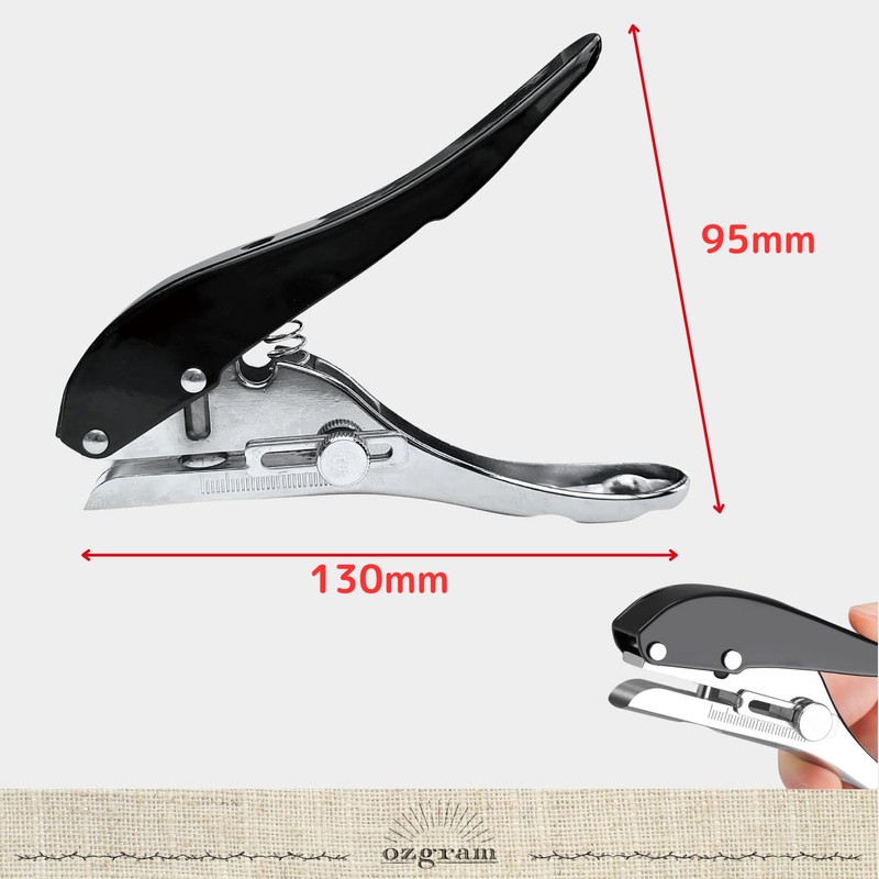 ozgram Hole Punch, 0.24 inch (6 mm) Hole, Single Punch,