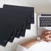 COSHEHKG 10Pcs Clipboard Set A5, PU Writing Board 7'' x
