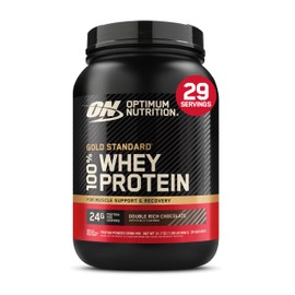 Optimum Nutrition Gold Standard 100% Whey Protein Powder, Double Rich Chocolate 1.98 Pound (Packaging May Vary)