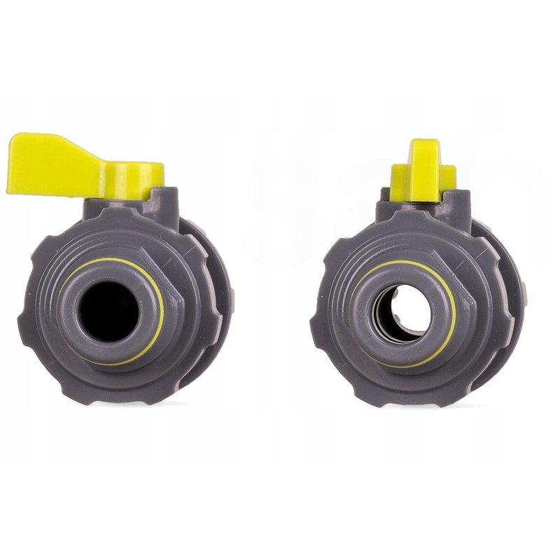 Bradas Tap Connection Stop Valve with Valve 3/4 Inch Lime