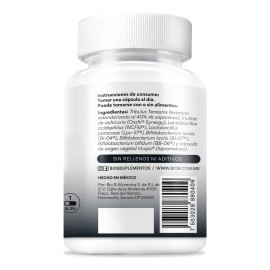 BIO B | Probióticos Men 60 Billones UFC con Tribulus Terrestris y Prebióticos | Testosterona y Salud Digestiva para hombre | 30 Cáps