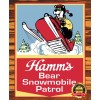 Hamm's Bear - Snowmobile Patrol - Man Cave - Metal