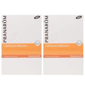 Pranarom Oregano Plus Capsules, 30 Capsules, Set of 2 (PRANAROM Supplement)