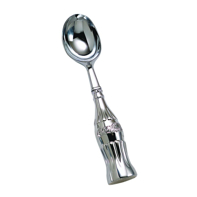 TableCraft Coca-Cola CC308 Ice Cream Scoop with Contour Bottle Handle