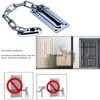 Lsgoodcare 5Sets Portable Stainless Steel Door Safety Guard Chain Security