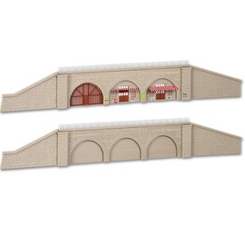 N/Z Single track railway embankment retaining wall