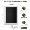 Solar Panel Charger for Ring Camera, 5W Solar Panel Compatible
