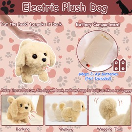 STAY GENT Robot Dog Toy Doctor's Case Children, Veterinarian Toy Children's Role Play Pack of 12 with Electronic Dog Running Barks & Transport Cage Gifts Girls Toy from 1 2 3 4 5 6 7 Years