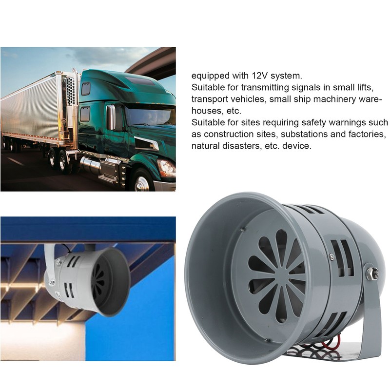 Electric Motor Alarm Mini Fireproof Sound System for Construction Sites