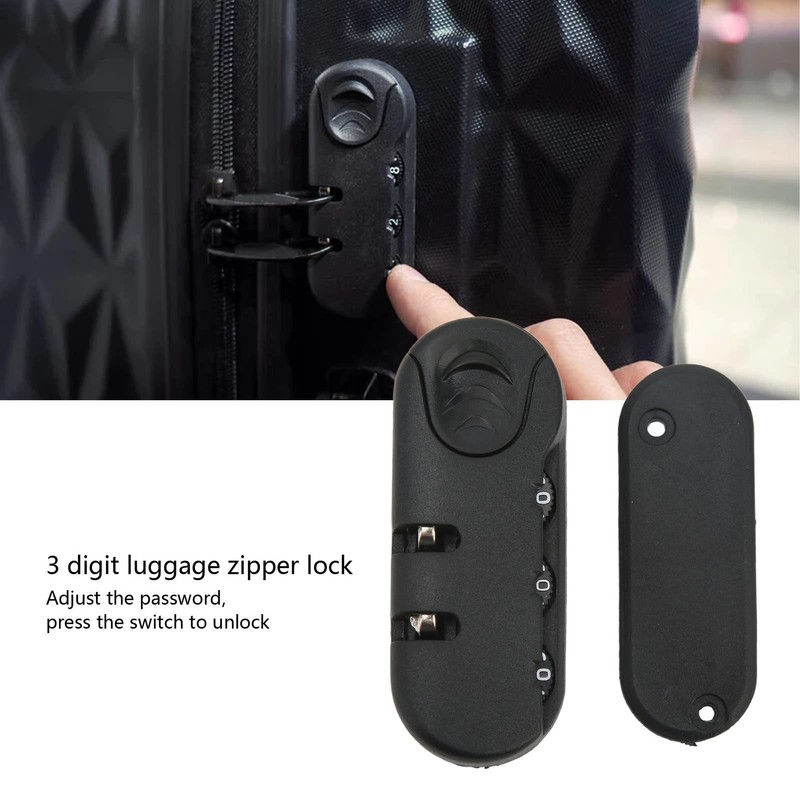 VGEBY Suitcase Password Lock, 3 Digits Suitcase Password Security Lock