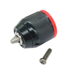 Chuck 766015-4 N454251 Replace for Milwaukee 2608/2504/2606/2701/2607/2702/3404/2503/M18BDD Drill Chuck 1/2-20UNF Mount 1.5-13mm Clamping Capacity