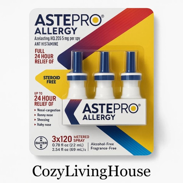 Astepro Allergy Nasal Spray – Antihistamine Allergy Relief – 120