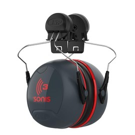 JSP Sonis®3 Full Brim Helmet Mounted Ear Defenders - ANSI 28 NRR (AEB040-0D1-A04)