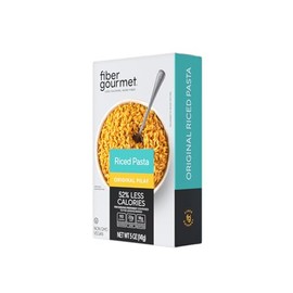 Fiber Gourmet Pasta – Original Pilaf Riced Pasta– Fiber-Rich, Low Calorie, Healthy Pasta Made in Italy, Kosher, Vegan Certified, Non-GMO and Has Zero Artificial Colors or Flavoring 5 Oz (Pack of 1)