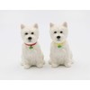 CG 20885 2.88" Ceramic Westie Dog Salt and Pepper Shaker,