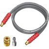 Heliwoo 10FT 3/8" Pressure Washer Hose 4800PSI Flexible Wire Power