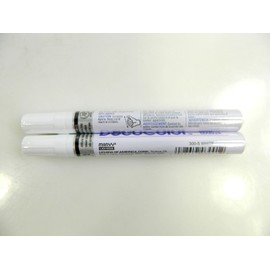Two (2) Deco Color Marvy Uchida Broad Line Opaque Paint Marker (White)