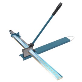 Rail Cutter, DC-35 Guide Rail Cutting Machine Manual Adjustable Rail Cutter Tool with Measuring Ruler for Cutting Aluminum Rail, Iron Rail, 13.8-15.7 '' Cutting Width, 7mm Cutting Height