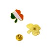 Patch Nation Ireland Irish Shamrock Flag Metal Brooch 25mm x