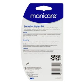 Manicare Latex Wedges Foundation Sponges 5 Pack