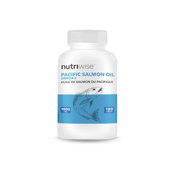Nutriwise Wild Alaskan Salmon Oil 1000mg – Omega-3 EPA &