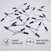 SKIR'CO Pack of 50 Painted Blind Rivets 4.0 x 14