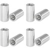 8 PCS Cylindrical Coupling Nuts, 304 Stainless Steel Round Connector