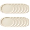 TrueCraftware- 15" x 10-5/8" Rectangular Platter Tan Color Melamine Set