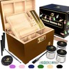 Premium Large Bamboo Storage Box with Removable Tray - Storage