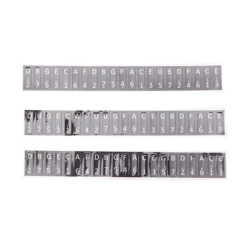 17 Keys Kalimba Stickers, Music Notes Decoration, Key Stickers, Paper