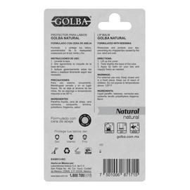 Balsamo Labial Golba Natural 4.5g