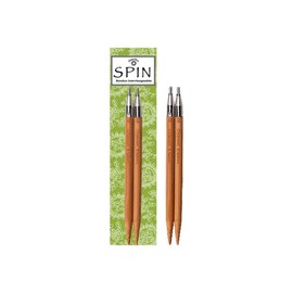 Interchangeable Needle Tips SPIN Bamboo Patina 6.5 mm 13 cm Pack of 2