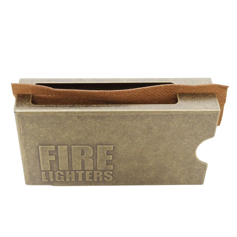 FIRELIGHTERS SLEEVE CASE, Brass Barrel