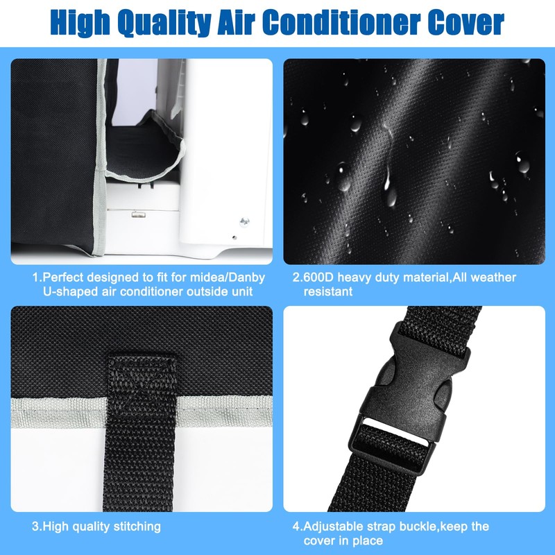 Heavy Duty Air Conditioner Cover Outside Unit for Midea U