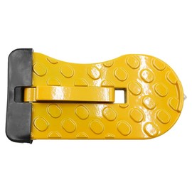 Car Multi-Functional Latch Door Step, Foldable Car Roof Rack Step U Shaped Hook Pedal Foot Pegs, Glass Breaker Safety Hammer (Orange)