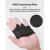 KUTOOK Glove Gym Fitness Training Weight Lifting Gloves Unisex black-XS