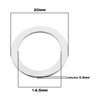 eMagTech 10PCS Pedal Washers for 9/16'' Pedal Axles/Cranks Bicycles Mountain