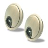 SyiXute 2 Pcs 60 mm Desk Cable Grommets,Zinc Alloy Computer