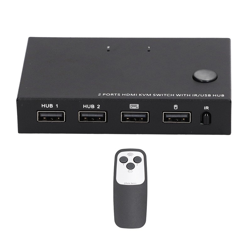 2 in 1 Out KVM Switch 3840 X 2160 Resolution