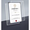 Award Certificate, A4, Acrylic Frame, Stand, Transparent, Picture Frame, Horizontal
